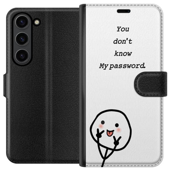 Samsung Galaxy S24+ Tegnebogsetui Du Kender Ikke Mit Adgangskode