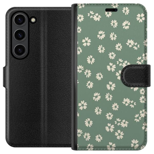 Samsung Galaxy S24+ Lommeboketui Blomsterdrøm - Fargerikt Blomstermønster