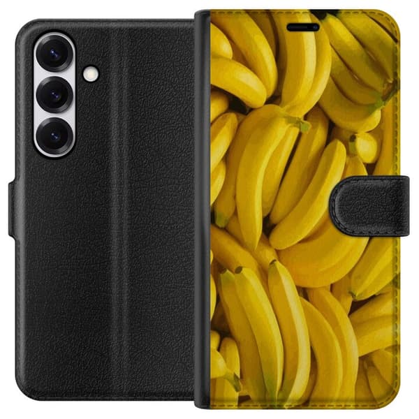 Samsung Galaxy S25 Lompakkokotelo Banaani kuvio