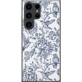 Miniatyrbillede 1 af 3: Samsung Galaxy S24 Ultra Gennemsigtig cover Blomster & Fugle - Romantisk Vintage-stil Mønster