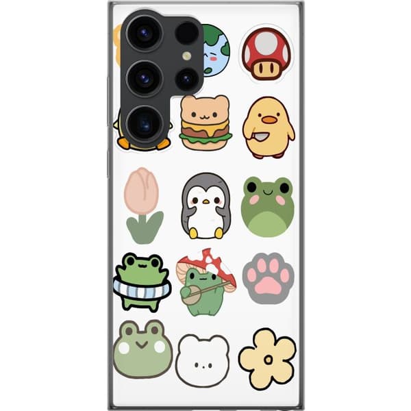 Samsung Galaxy S24 Ultra Gjennomsiktig deksel Kawaii Friends