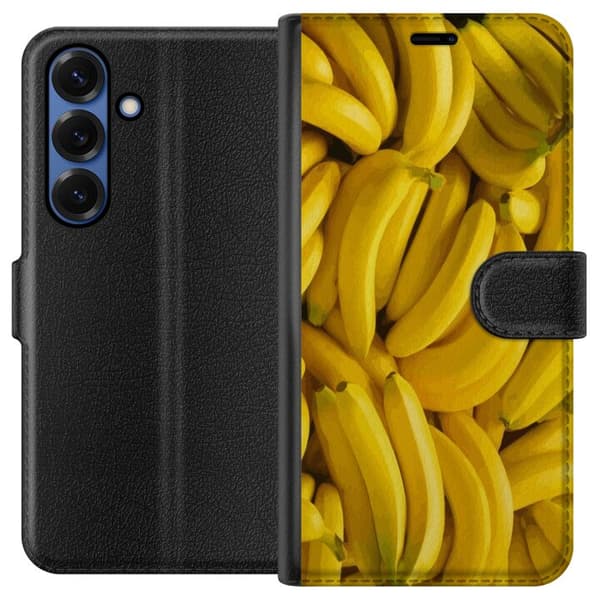 Samsung Galaxy S25+ Lompakkokotelo Banaani kuvio