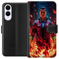 Pikkukuva 1 / 3: Samsung Galaxy S25 Edge Lompakkokotelo Ronaldo Inferno - jalkapallolegenda liekeissä