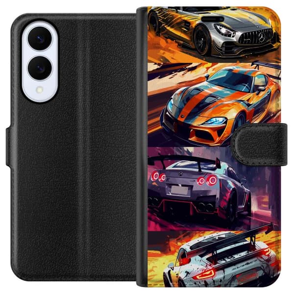 Samsung Galaxy S25 Edge Lompakkokotelo Ralli kuume - vauhdikas teema ralliautoilla