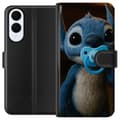 Pikkukuva 1 / 3: Samsung Galaxy S25 Edge Lompakkokotelo Stitch & Napp - vauvateema söpöllä hahmolla