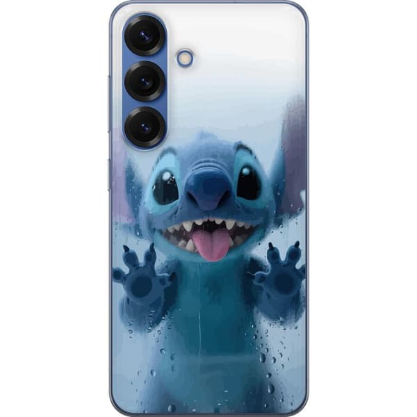 Samsung Galaxy S25+ Genomskinligt Skal Stitch Window View – Stitch vid ett fönster i söt stil