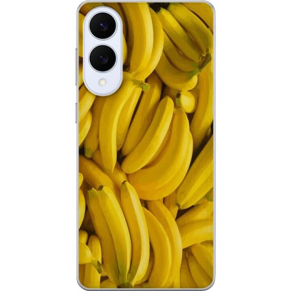 Samsung Galaxy S25 Edge Läpinäkyvä kuori Banaani kuvio