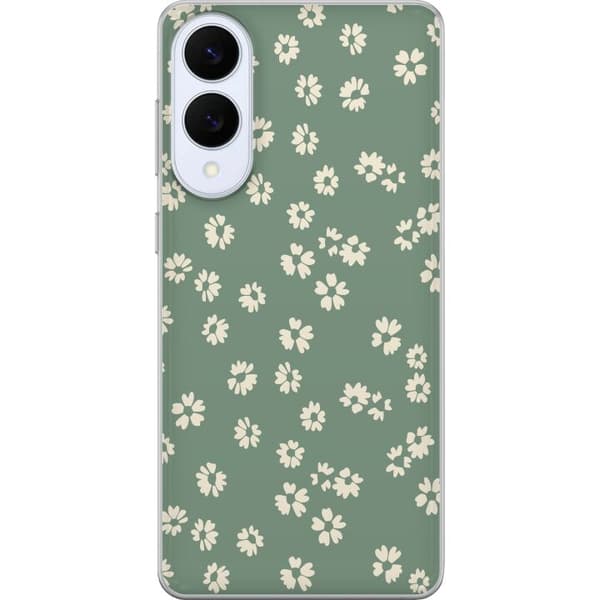 Samsung Galaxy S25 Edge Gjennomsiktig deksel Blomsterdrøm - Fargerikt Blomstermønster