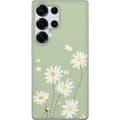 Miniatyrbild 1 av 3: Samsung Galaxy S25 Ultra Genomskinligt Skal Prästkragar – blommigt mönster i svensk sommarstil