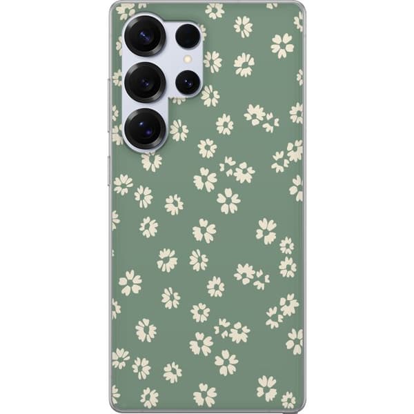 Samsung Galaxy S25 Ultra Gjennomsiktig deksel Blomsterdrøm - Fargerikt Blomstermønster