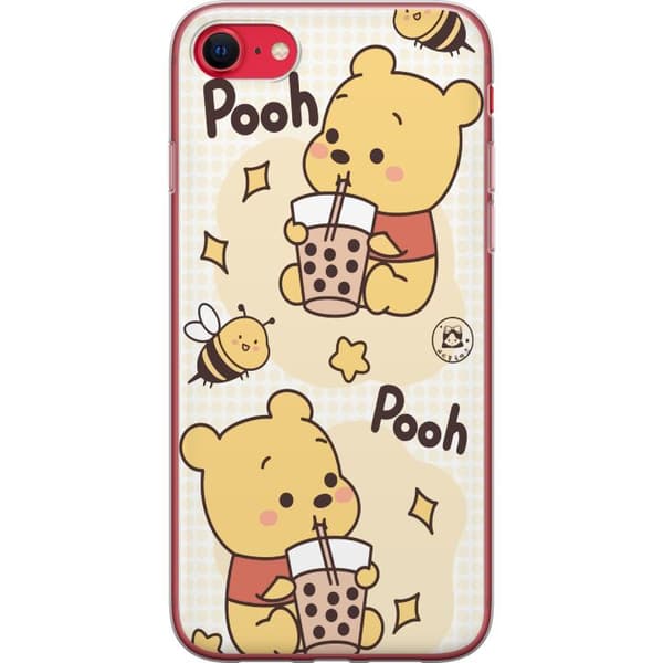 Apple iPhone SE (2020) Gjennomsiktig deksel Nalle Pooh stil - klassisk bjørnemotiv i en ny tolkning