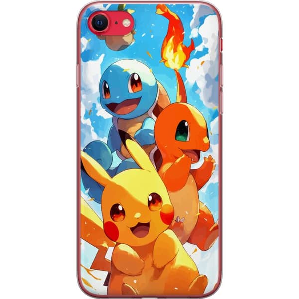 Apple iPhone SE (2020) Gjennomsiktig deksel Pocket Creatures - inspirert av Pokémon uten å nevne navnet