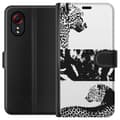 Miniatyrbild 1 av 3: Samsung Galaxy Xcover 5 Plånboksfodral Leopard Faces – trendigt mönster med leopardansikten