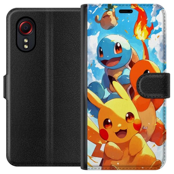 Samsung Galaxy Xcover 5 Lompakkokotelo Pocket Creatures - innoittanut Pokémonista mainitsematta nimeä