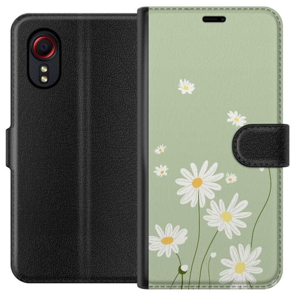 Samsung Galaxy Xcover 5 Lommeboketui Prestekrager - blomstrete mønster i svensk sommerstil