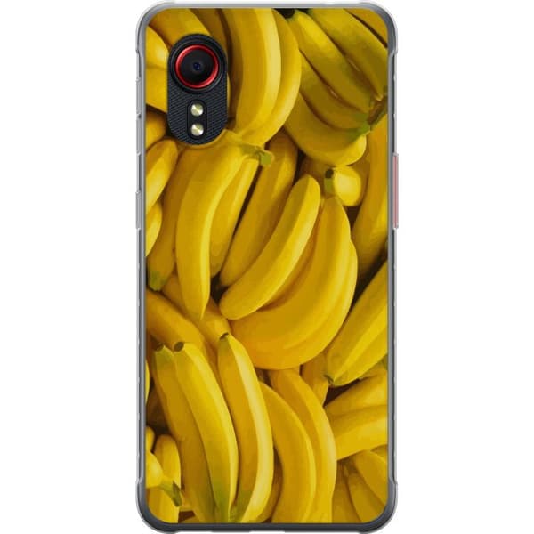 Samsung Galaxy Xcover 5 Gjennomsiktig deksel Banana mønster