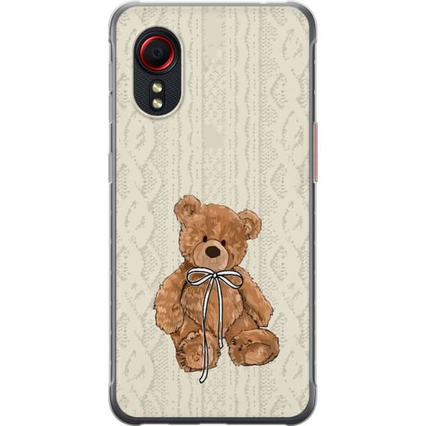 Samsung Galaxy Xcover 5 Gjennomsiktig deksel Liten Bamse – klassisk bamse i enkel design