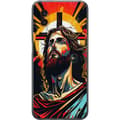 Miniatyrbillede 1 af 3: Samsung Galaxy Xcover6 Pro Gennemsigtig cover Jesus & Kort - religiøst motiv med dyb symbolik