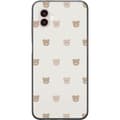 Miniatyrbillede 1 af 3: Samsung Galaxy Xcover6 Pro Gennemsigtig cover Teddybaggrund - søde teddybjørne mod en blød baggrund