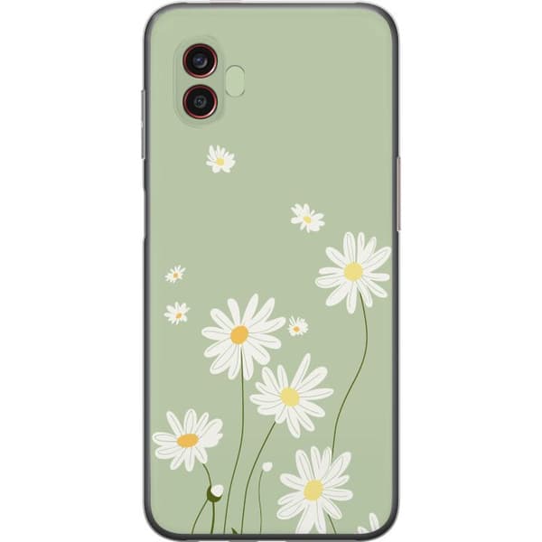 Samsung Galaxy Xcover6 Pro Gennemsigtig cover Præstekraver - blomstret mønster i svensk sommerstil