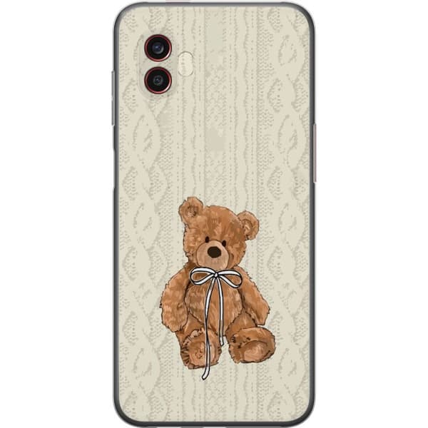 Samsung Galaxy Xcover6 Pro Gennemsigtig cover Lille Teddy – klassisk teddy i enkel design