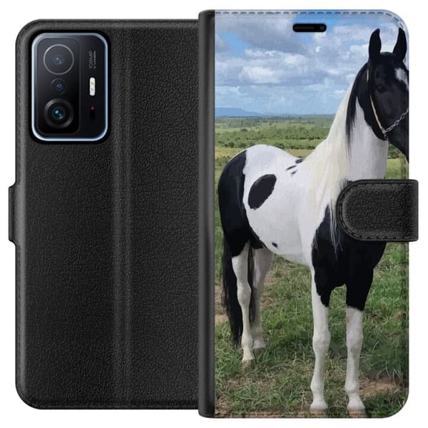 Xiaomi 11T Plånboksfodral Hästmagi – stiliserad häst i lugn färgskala