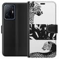 Miniatyrbild 1 av 3: Xiaomi 11T Plånboksfodral Leopard Faces – trendigt mönster med leopardansikten