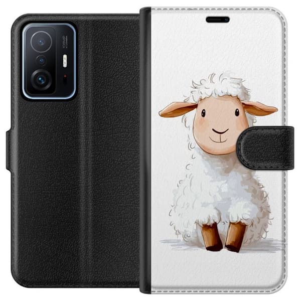 Xiaomi 11T Plånboksfodral Sött Lamm – tecknad stil för barn & babyprodukter