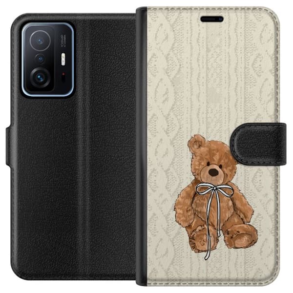 Xiaomi 11T Plånboksfodral Liten Nalle – klassisk nalle i enkel design
