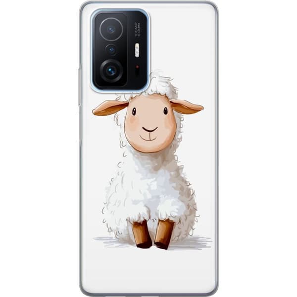 Xiaomi 11T Genomskinligt Skal Sött Lamm – tecknad stil för barn & babyprodukter