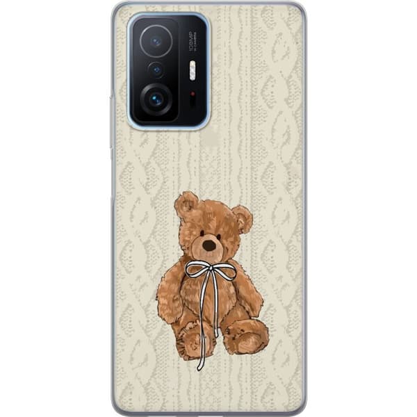Xiaomi 11T Genomskinligt Skal Liten Nalle – klassisk nalle i enkel design
