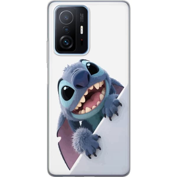 Xiaomi 11T Genomskinligt Skal Happy Stitch – glad figur med charmig uttryck