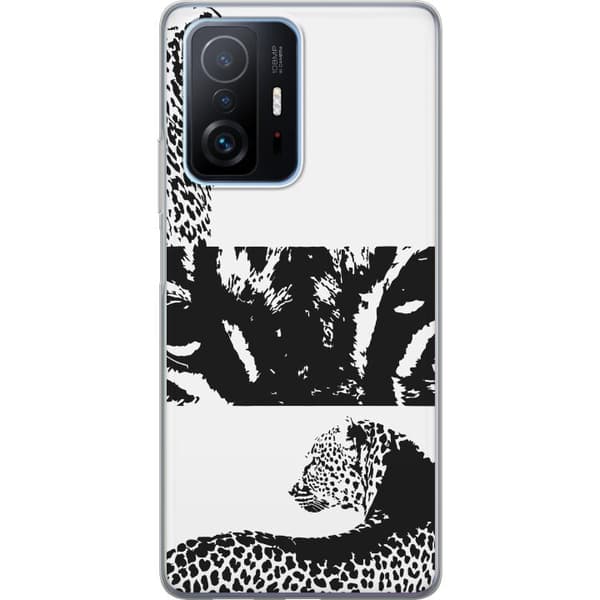 Xiaomi 11T Pro Gjennomsiktig deksel Leopard Faces