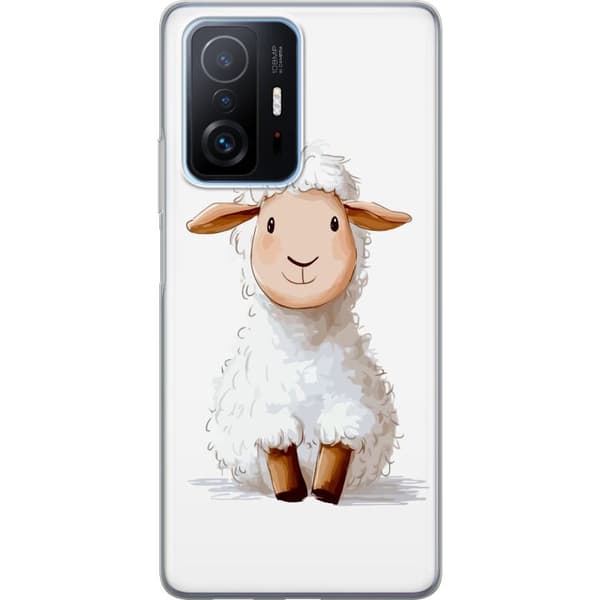 Xiaomi 11T Pro Genomskinligt Skal Sött Lamm – tecknad stil för barn & babyprodukter