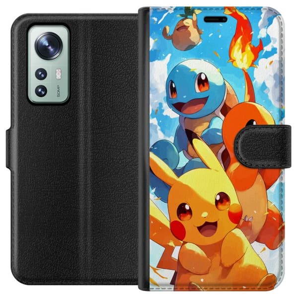 Xiaomi 12 Lompakkokotelo Pocket Creatures - innoittanut Pokémonista mainitsematta nimeä