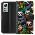 Pikkukuva 1 / 3: Xiaomi 12 Lompakkokotelo Sengångarstil - rentoutunut muotoilu söpöllä laiskiaalla