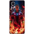 Miniatyrbillede 1 af 3: Xiaomi 12 Lite Gennemsigtig cover Ronaldo Inferno - fodboldhelt i flammer