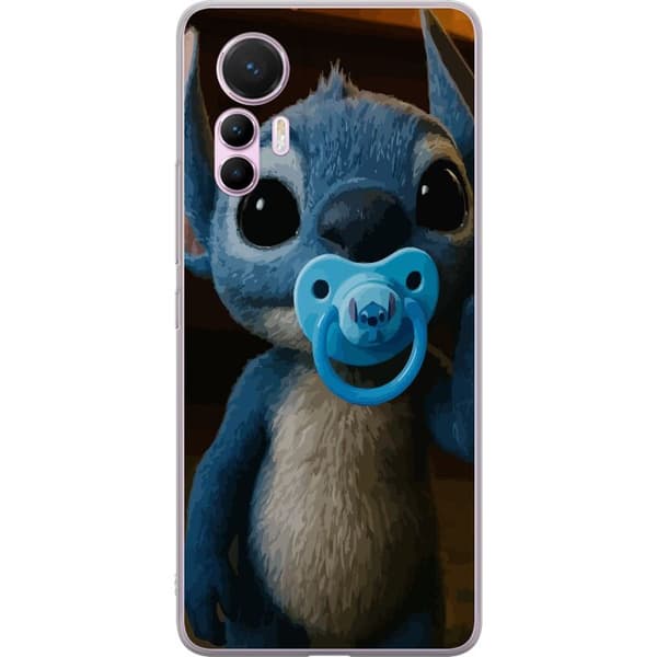 Xiaomi 12 Lite Läpinäkyvä kuori Stitch & Napp - vauvateema söpöllä hahmolla