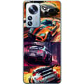 Miniatyrbillede 1 af 3: Xiaomi 12 Pro Gennemsigtig cover Rallyfeber - fartfyldt motiv med rallybiler