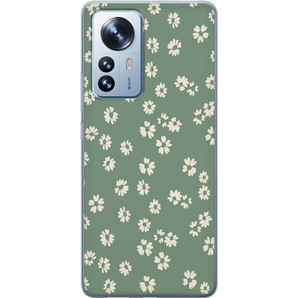 Xiaomi 12 Pro Genomskinligt Skal Blomsterdröm – färgglatt blommönster