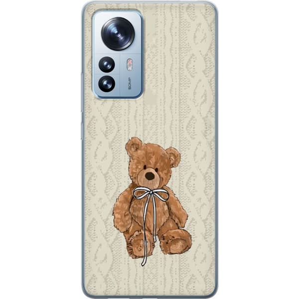Xiaomi 12 Pro Genomskinligt Skal Liten Nalle – klassisk nalle i enkel design