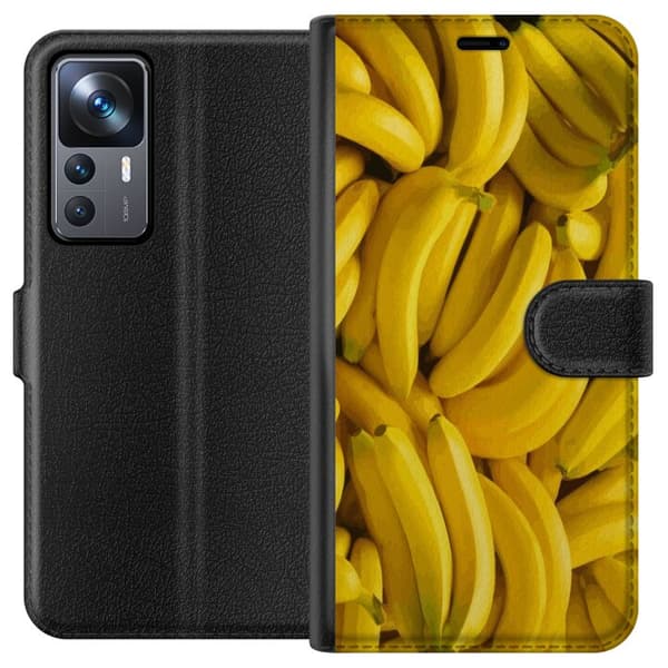 Xiaomi 12T Pro Lompakkokotelo Banaani kuvio