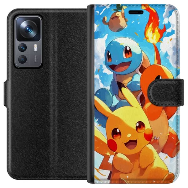 Xiaomi 12T Pro Lompakkokotelo Pocket Creatures - innoittanut Pokémonista mainitsematta nimeä