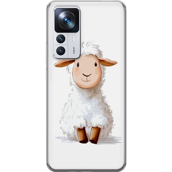 Xiaomi 12T Pro Läpinäkyvä kuori Suloinen Lammas - lasten ja vauvan tuotteita sarjakuvatyyliin