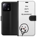 Miniatyrbilde 1 av 3: Xiaomi 13 Lommeboketui Du Kjenner Ikke Mitt Passord