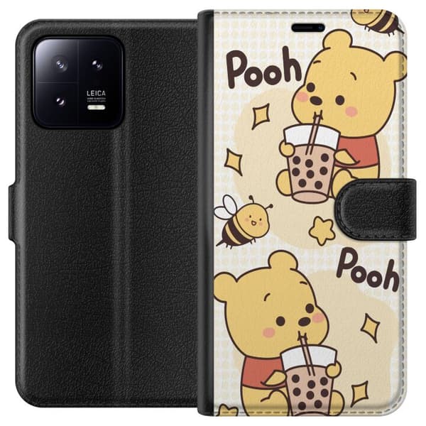 Xiaomi 13 Tegnebogsetui Nalle Pooh-stil - klassisk bjørnemotiv i en ny fortolkning