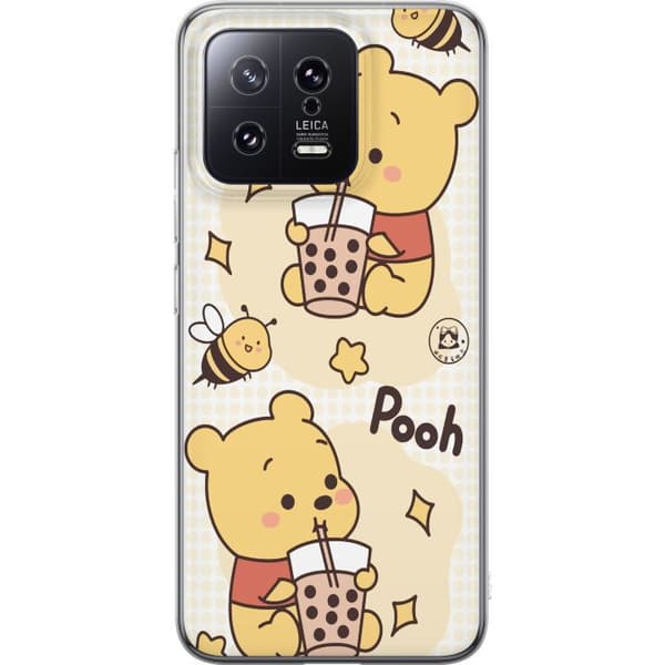 Xiaomi 13 Gjennomsiktig deksel Nalle Pooh stil - klassisk bjørnemotiv i en ny tolkning