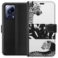 Miniatyrbillede 1 af 3: Xiaomi 13 Lite Tegnebogsetui Leopard Faces