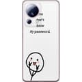 Miniatyrbild 1 av 3: Xiaomi 13 Lite Genomskinligt Skal You Don’t Know My Password – edgy textmotiv med attityd