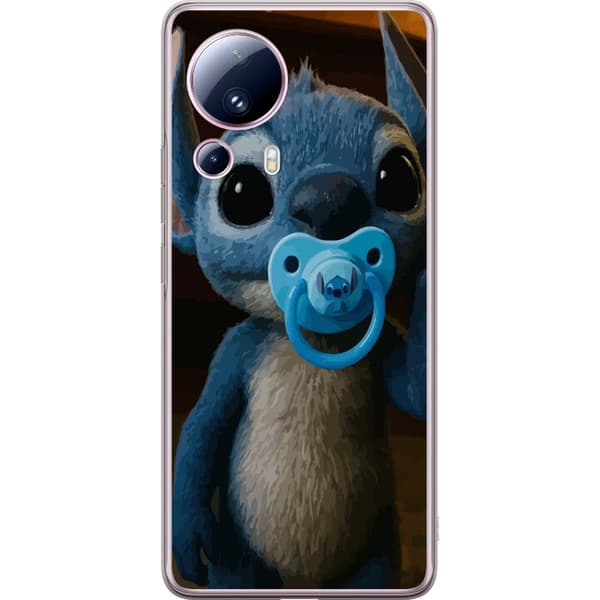 Xiaomi 13 Lite Gjennomsiktig deksel Stitch & Napp - babytema med søt karakter